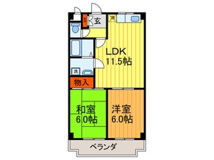 サニ－ヒル渚の物件間取画像